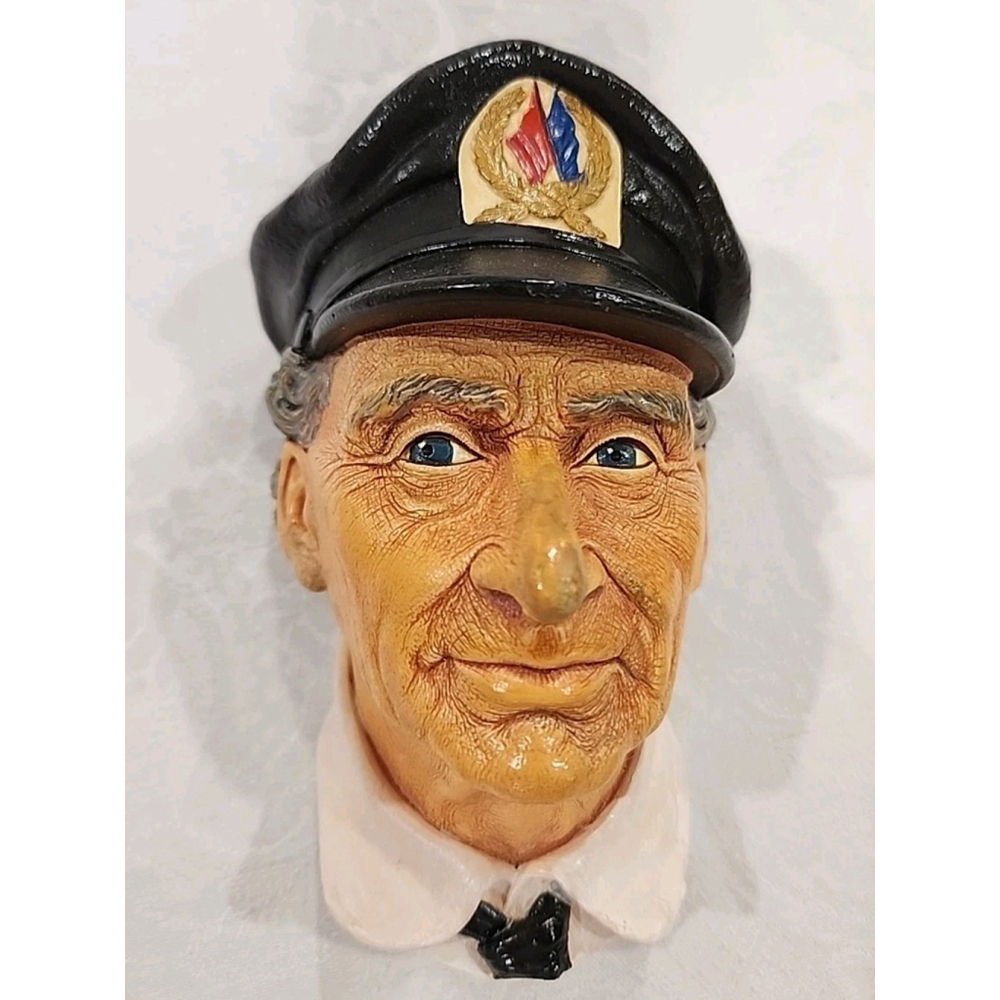 Vintage Bossons England 1972 Chalk Ware Sea Captain Please Read